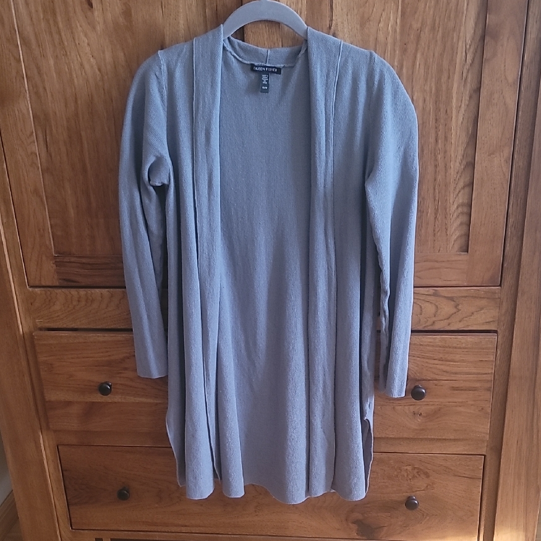 Eileen Fisher Linen Cotton Cardigan